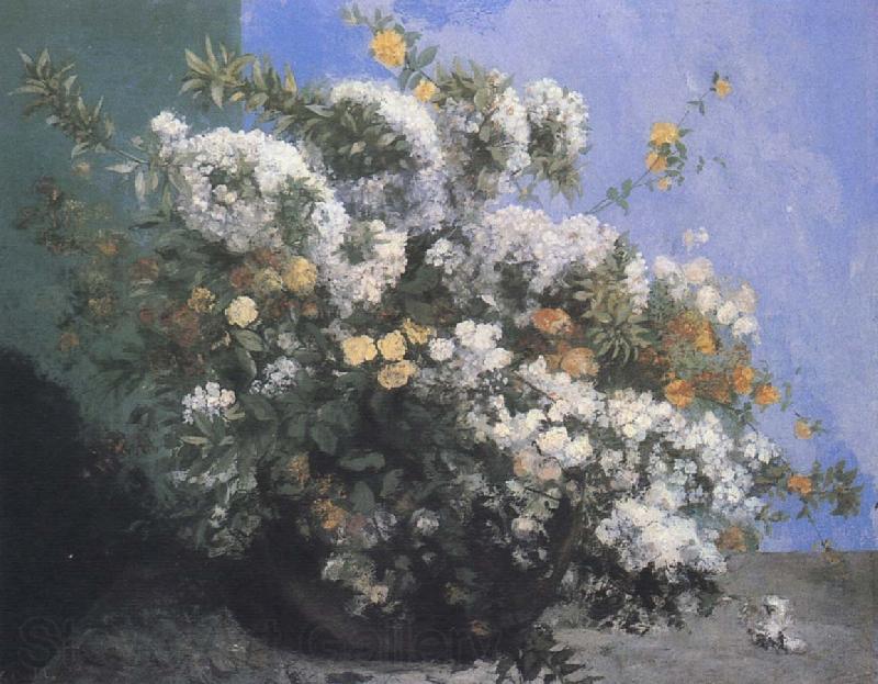 Gustave Courbet Flower Spain oil painting art